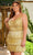 Rachel Allan 40208 - V-Neck Fringes Cocktail Dress Cocktail Dresses