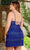 Rachel Allan 40208 - V-Neck Fringes Cocktail Dress Cocktail Dresses