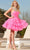 Rachel Allan 40276 - Strapless A-line Cocktail Dress Prom Dresses 00 / Hot Pink