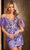 Rachel Allan 40315 - Feather Off Shoulder Short Dress Cocktail Dresses 00 / Lilac