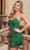 Rachel Allan 40344 - Beaded Sheath Cocktail Dress Cocktail Dresses 00 / Emerald