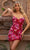 Rachel Allan 40400 - Strapless Sequin Cocktail Dress Special Occasion Dress