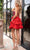 Rachel Allan 40414 - Tiered Skirt Beaded V-Neck Cocktail Dress Homecoming Dresses