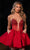 Rachel Allan 40420 - Jeweled Corset Plunging Cocktail Dress Special Occasion Dress