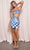 Rachel Allan 40428 - Sleeveless Edgy Checkered Cut Out Cocktail Dress Cocktail Dresses