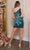 Rachel Allan 40437 - One-Shoulder Sequined Cocktail Dress Cocktail Dresses