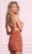 Rachel Allan 40446 - Asymmetrical Neckline Sequined Cocktail Dress Cocktail Dresses