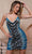 Rachel Allan 40452 - Sequined Lace-Up Back Cocktail Dress Cocktail Dresses