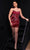 Rachel Allan 40460 - Sequin Scoop Neck Cocktail Dress Special Occasion Dress 00 / Red