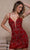 Rachel Allan 40471 - Sequin Embellished Plunging V-Neck Cocktail Dress Special Occasion Dress