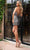 Rachel Allan 40480 - Cut Glass Embellished Strapless Cocktail Dress Special Occasion Dress