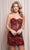 Rachel Allan 40510 - Sequin Strapless Cocktail Dress Special Occasion Dress