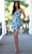 Rachel Allan 40512 - Scoop Neck Sequined Cocktail Dress Special Occasion Dress 00 / Powder Blue Multi