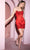 Rachel Allan 40533 - Floral Applique Strapless Cocktail Dress Special Occasion Dress