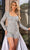 Rachel Allan 50311 - Long Sleeve Bead Embellished Romper Prom Dresses