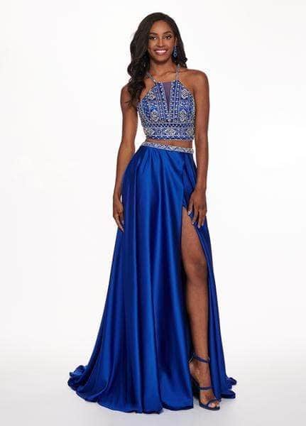 Rachel Allan 6497 - Two-Piece A-line Prom Gown Prom Dresses 16 / Royal