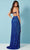 Rachel Allan 70466 - Scoop Neck Cutout Evening Dress Evening Dresses 4 / Royal