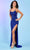 Rachel Allan 70489 - Embellished Strappy Prom Dress Prom Dresses 00 / Royal