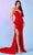 Rachel Allan 70494 - High Slit Velvet Prom Dress Special Occasion Dress