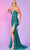 Rachel Allan 70623 - Sleeveless Illusion Panel Prom Gown Prom Dresses 00 / Jade