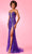 Rachel Allan 70623 - Sleeveless Illusion Panel Prom Gown Prom Dresses 00 / Purple