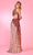 Rachel Allan 70643 - Cutout Back Asymmetric Prom Gown Prom Dresses