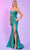 Rachel Allan 70660 - Plunging Sweetheart Mermaid Prom Gown Prom Dresses 00 / Jade