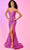 Rachel Allan 70660 - Plunging Sweetheart Mermaid Prom Gown Prom Dresses 00 / Orchid