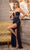 Rachel Allan 70663 - Sequined Plunging V-Neck Prom Gown Prom Dresses 00 / Navy Lilac