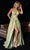 Rachel Allan 70689 - Sleeveless Halter Prom Gown Special Occasion Dress 00 / Sage