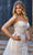 Rachel Allan Bridal RB4184 - Strapless Lace Appliqued Bridal Gown Special Occasion Dress