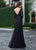 Rachel Allan RB8105 - Beaded Long Sleeve Trumpet Gown Special Occasion Dress