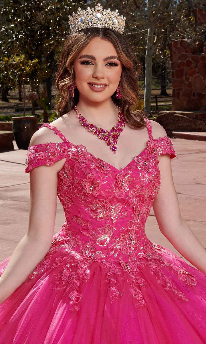 Rachel Allan RQ1126 - Applique Quinceanera Ballgown – Couture Candy