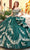 Rachel Allan RQ2162 - Off Shoulder Quinceanera Ballgown Special Occasion Dress 0 / Emerald Gold