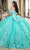 Rachel Allan RQ2186 - Feather Detailed Off-Shoulder Ballgown Ball Gowns