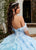 Rachel Allan RQ3122 - Plunging Ruffled Back Ballgown Ball Gowns