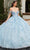 Rachel Allan RQ3122 - Plunging Ruffled Back Ballgown Ball Gowns