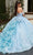 Rachel Allan RQ3122 - Plunging Ruffled Back Ballgown Ball Gowns