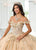 Rachel Allan RQ3150 - Off Shoulder Ballgown with Detachable Sleeves Special Occasion Dress