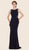 Rina Di Montella RD2609 - Beaded Sheer Evening Dress Evening Dresses 4 / Midnight