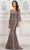Rina di Montella RD2939 - Bell Sleeve Mermaid Formal Gown Special Occasion Dress 4 / Gunmetal