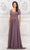 Rina di Montella RD2940 - Beaded Appliqued V-Neck Formal Gown Special Occasion Dress