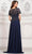 Rina di Montella RD2940 - Beaded Appliqued V-Neck Formal Gown Special Occasion Dress