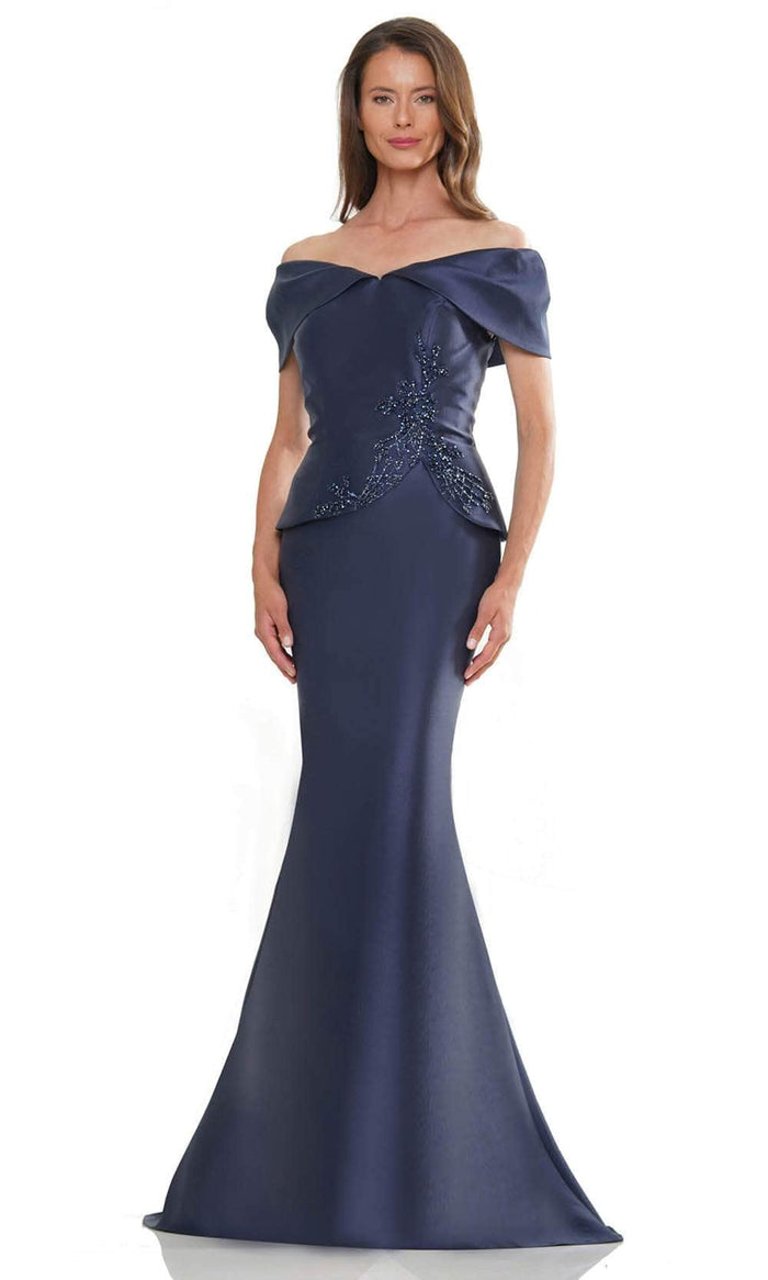 Rina di Montella RD2941 - Applique Peplum Evening Gown Special Occasion Dress