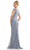 Rina di Montella RD2978 - Beaded Sheer Cap Sleeve Formal Gown Special Occasion Dress