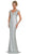 Rina di Montella RD2983 - Beaded Cap Sleeve Evening Dress Special Occasion Dress 4 / Seaglass