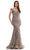 Rina di Montella RD2996 - Lace Cap Sleeve Prom Gown Mother of the Bride Dresses 4 / Coffee