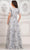 Rina di Montella RD3108 - Short Sleeve Beaded Long Gown Mother of the Bride Dresses