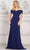Rina di Montella RD3131 - Off Shoulder Corset Evening Gown Special Occasion Dress 4 / Deep Royal