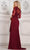 Rina di Montella RD3132 - Quarter Sleeve Draped Formal Gown Special Occasion Dress